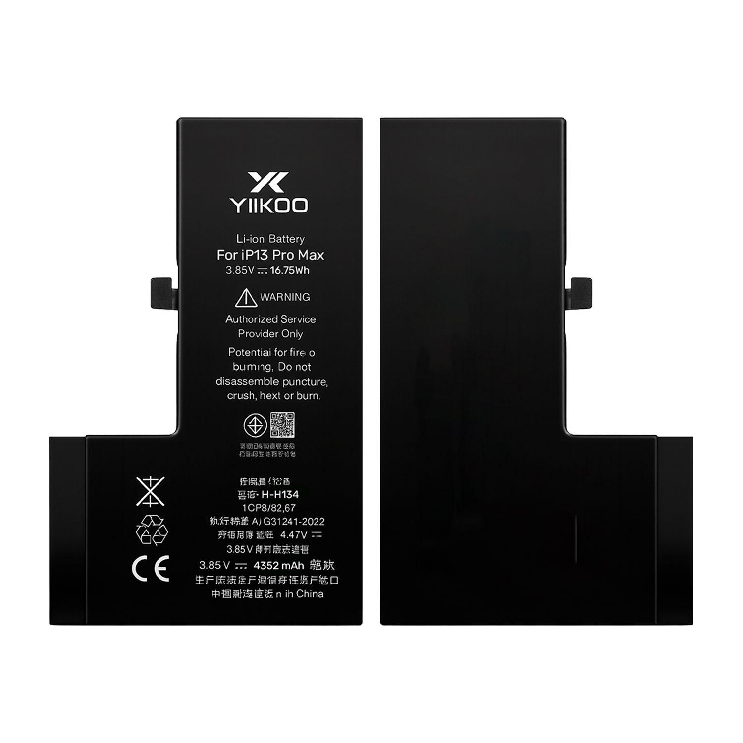 Bateria para iPhone 13 PM YIIKOO Autoprogramable sin alerta-3