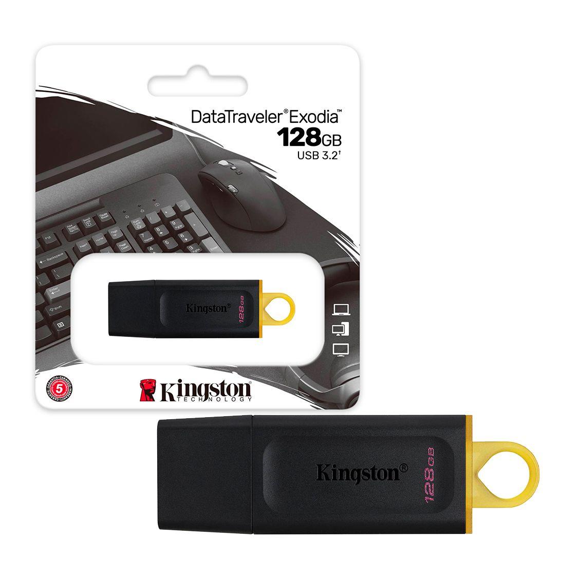 Pendrive Kingston USB 3.2 128GB DataTraveler Exodia 100MB/s-0