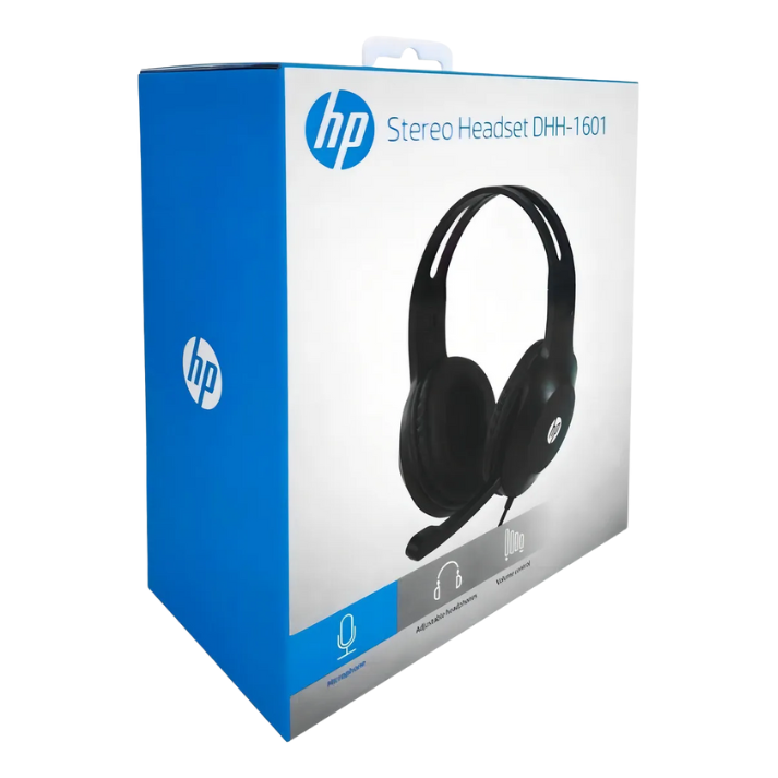 Audífonos HP DHH-1601 Over-Ear Micrófono Flexible Negro-3