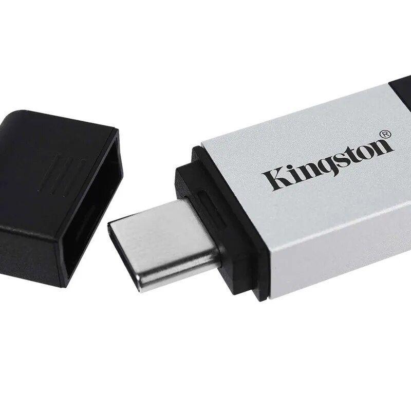 Pendrive USB 3.2 Tipo-C 64GB Kingston DataTraveler80 200MB/s-3