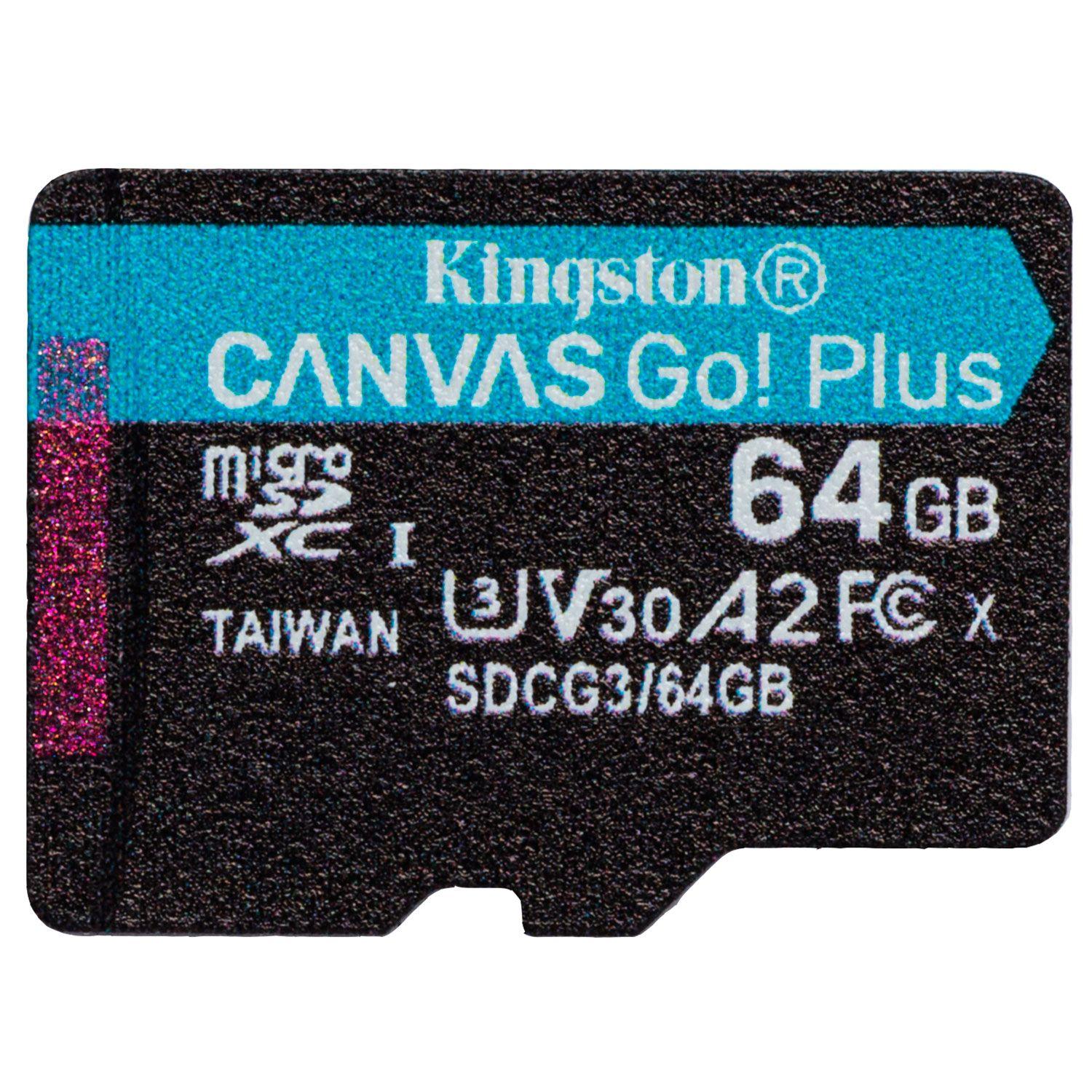 Tarjeta de Memoria Kingston 64GB Canvas Go! Plus MicroSD-0