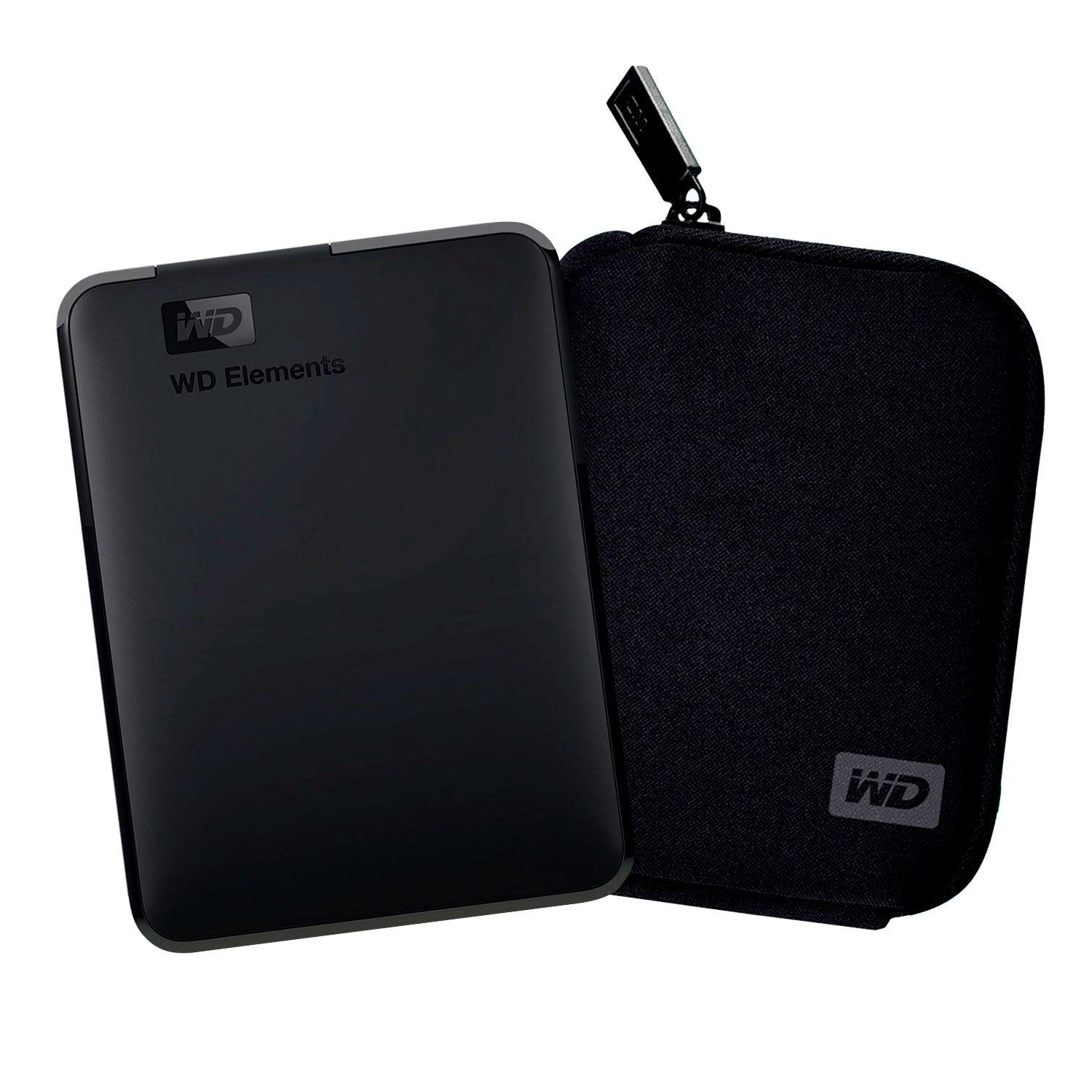 Disco Duro Externo WD Elements 1TB + Funda-1