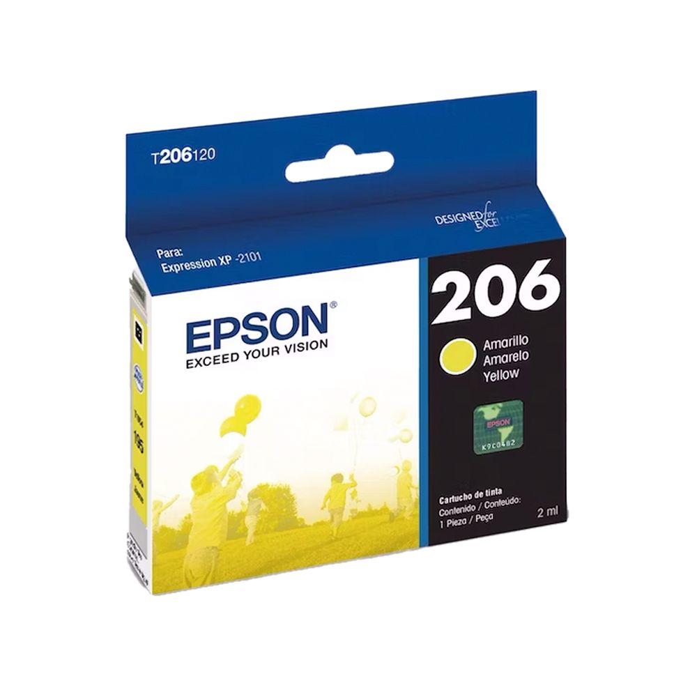 Cartucho De Tinta Epson T206 Original Funciona Con XP-2101-0
