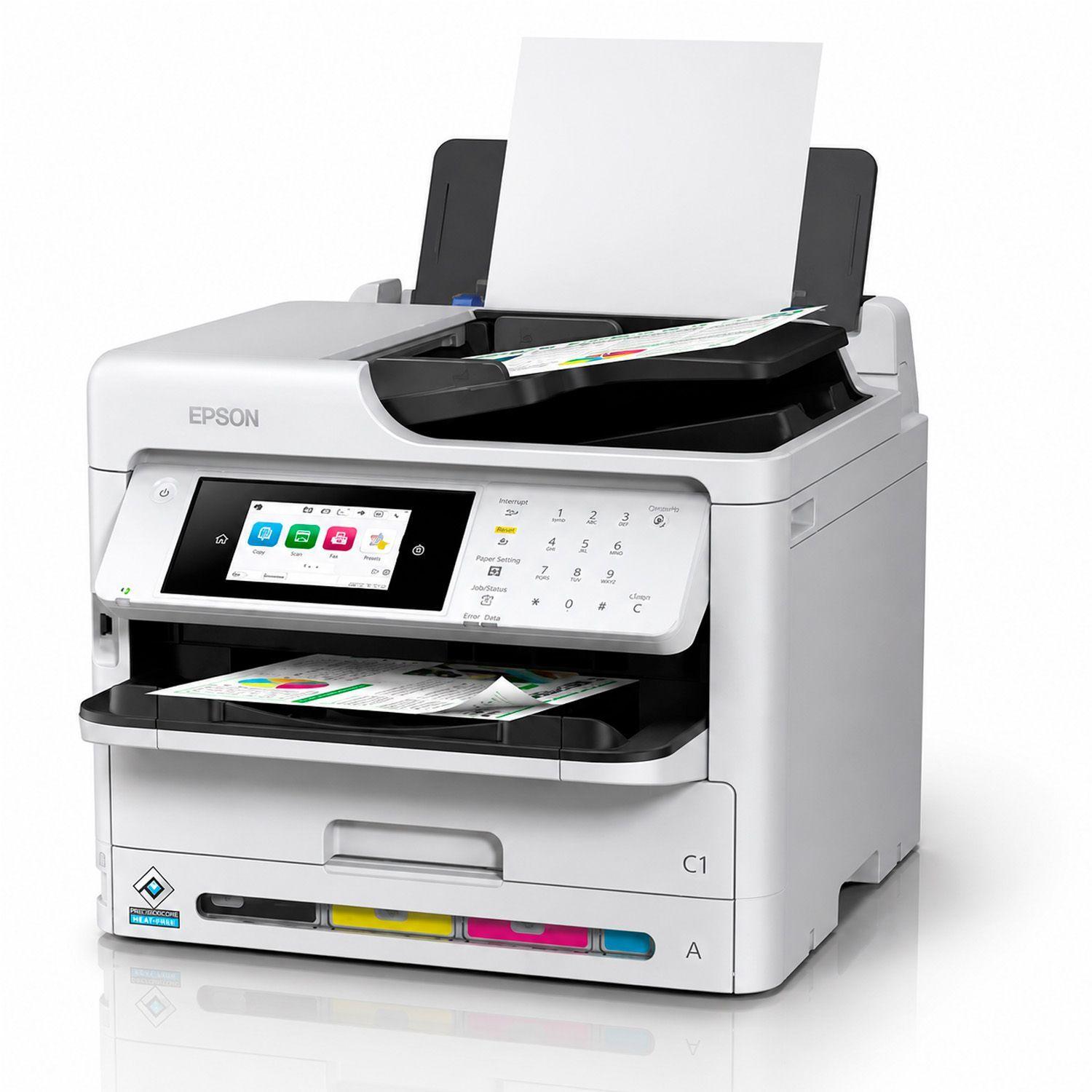 Impresora Multifuncional Epson Workforce Pro WF C5890 Duplex-1