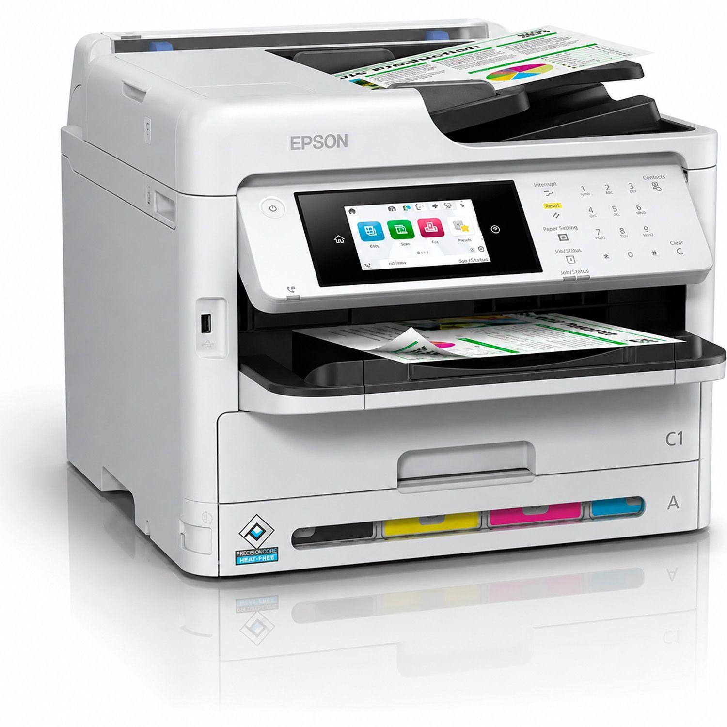 Impresora Multifuncional Epson Workforce Pro WF C5890 Duplex-5