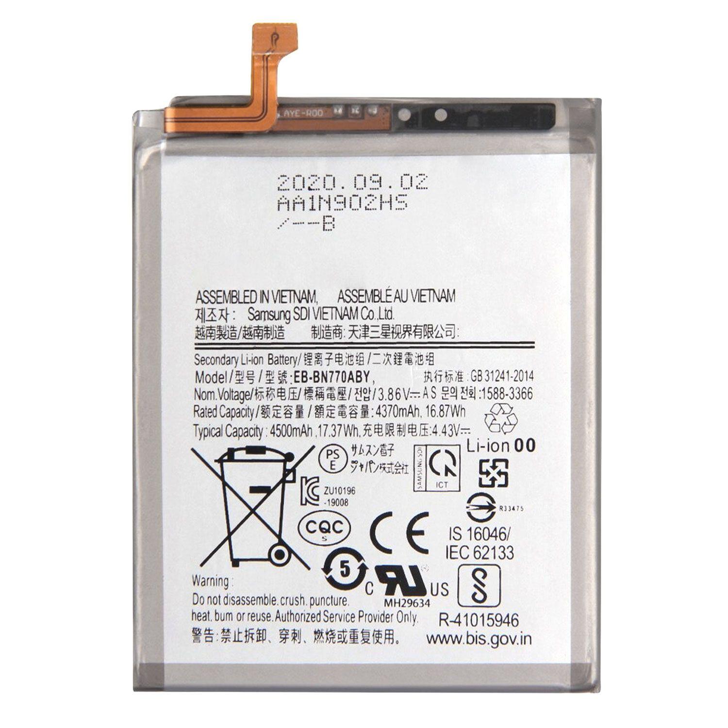 Bateria Compatible con Samsung Note 10 Lite-0