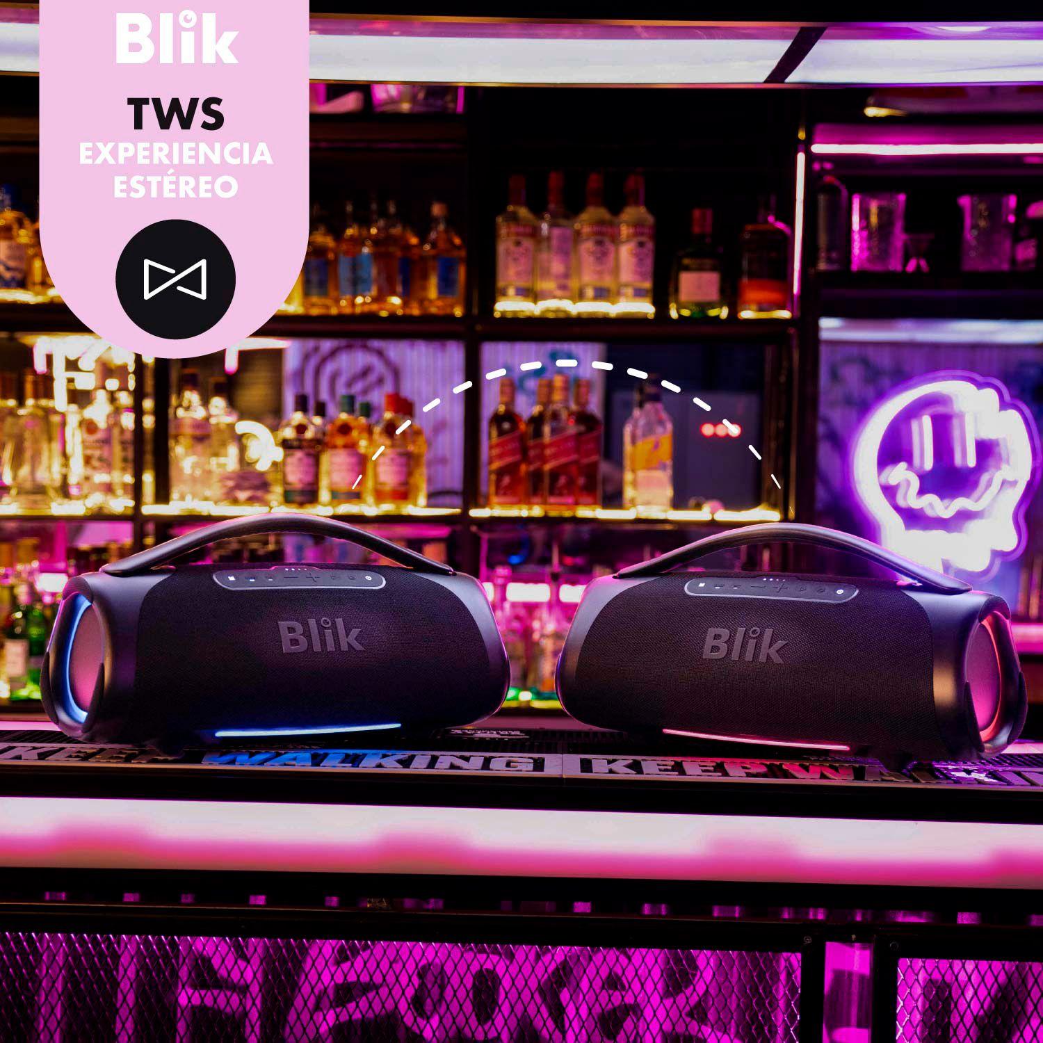 Parlante Bluetooth Blik Bass400 160W RMS IPX7 TWS Deep Bass-5