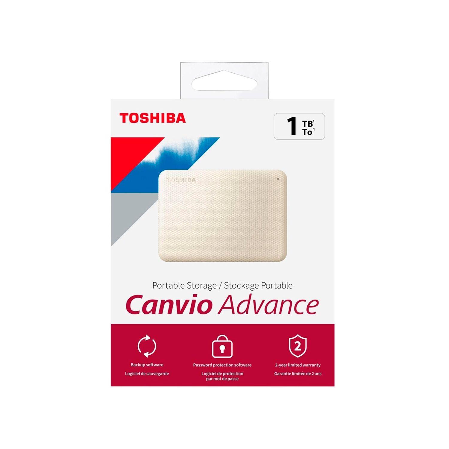 Disco Duro Externo Toshiba 1TB 2.5" Canvio Advance USB 3.2-6