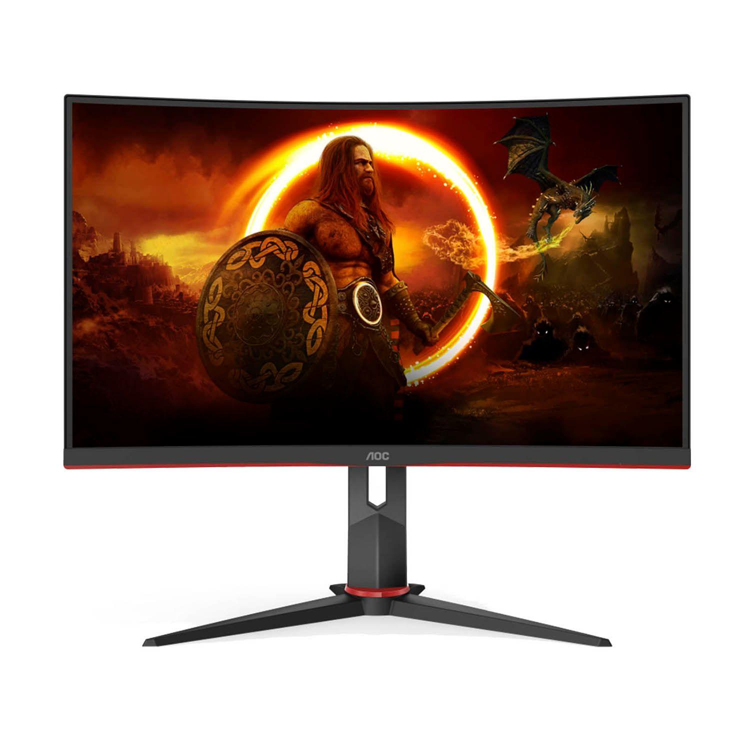 Monitor Gamer Curvo AOC C24G2 23.6in FHD 165Hz 1ms FreeSync-0