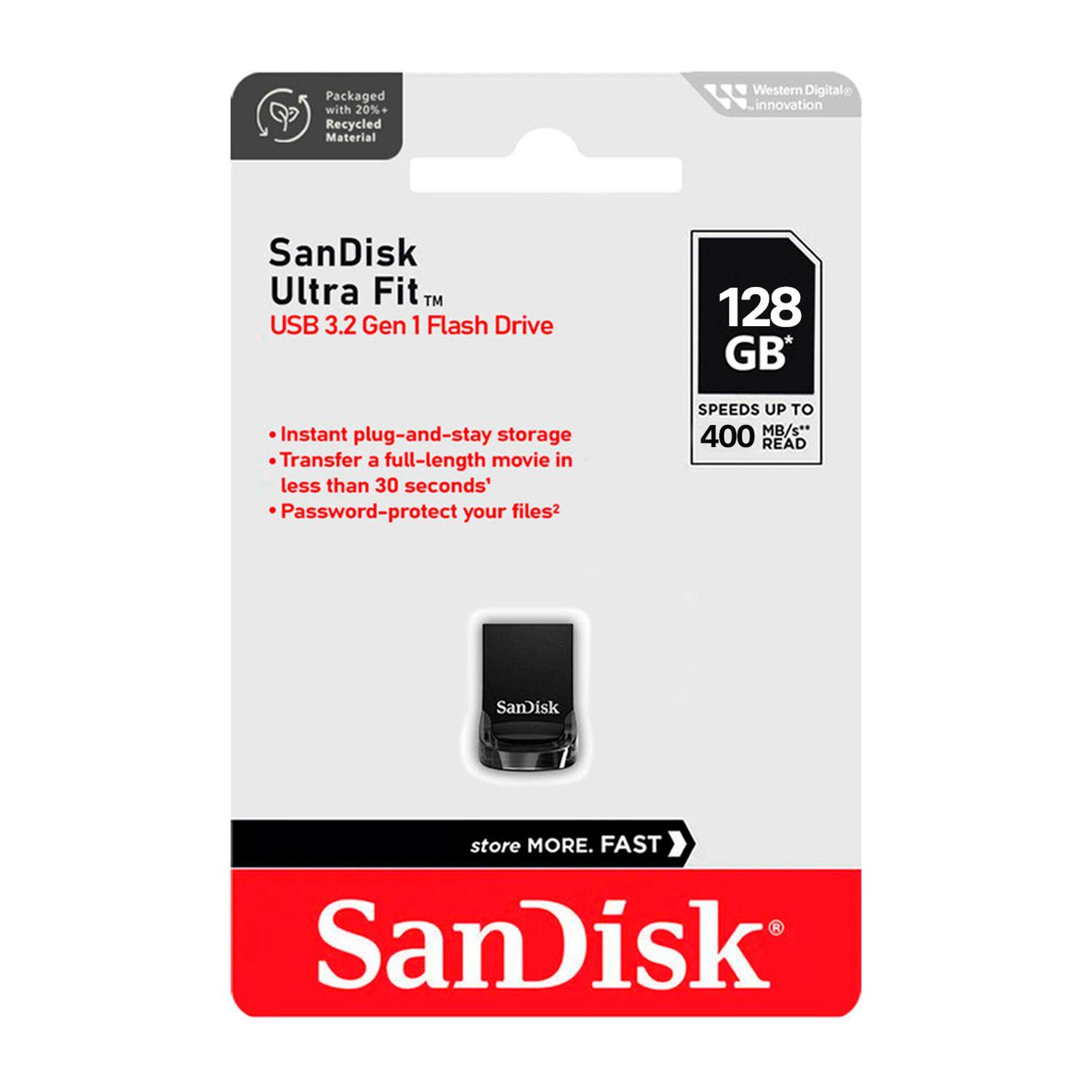 Pendrive USB 3.2 SanDisk 64GB Ultra Fit 130MB/s Mac Windows-4