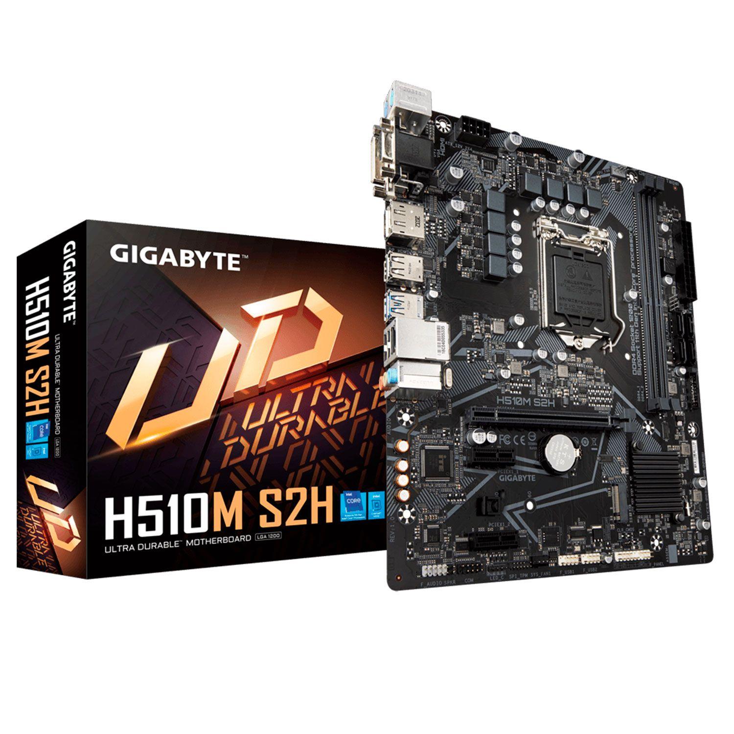 Placa Madre Gigabyte H510M S2H Intel H510 Micro-ATX H510MS2H-1