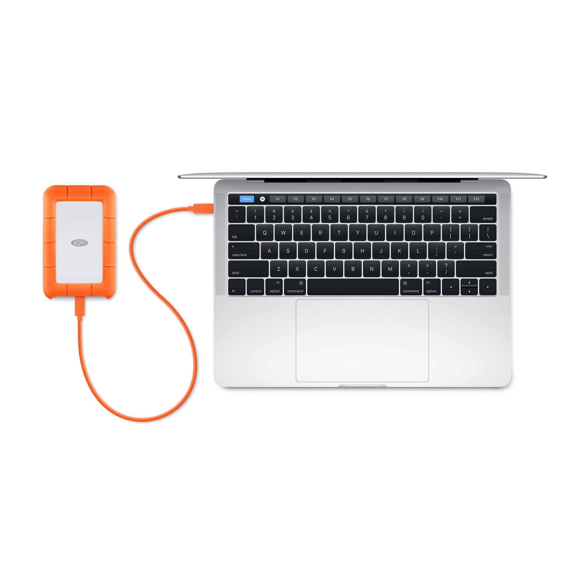 Disco Duro Externo LaCie Rugged 4TB USB-C 3.0 Rescue 130MBs-4