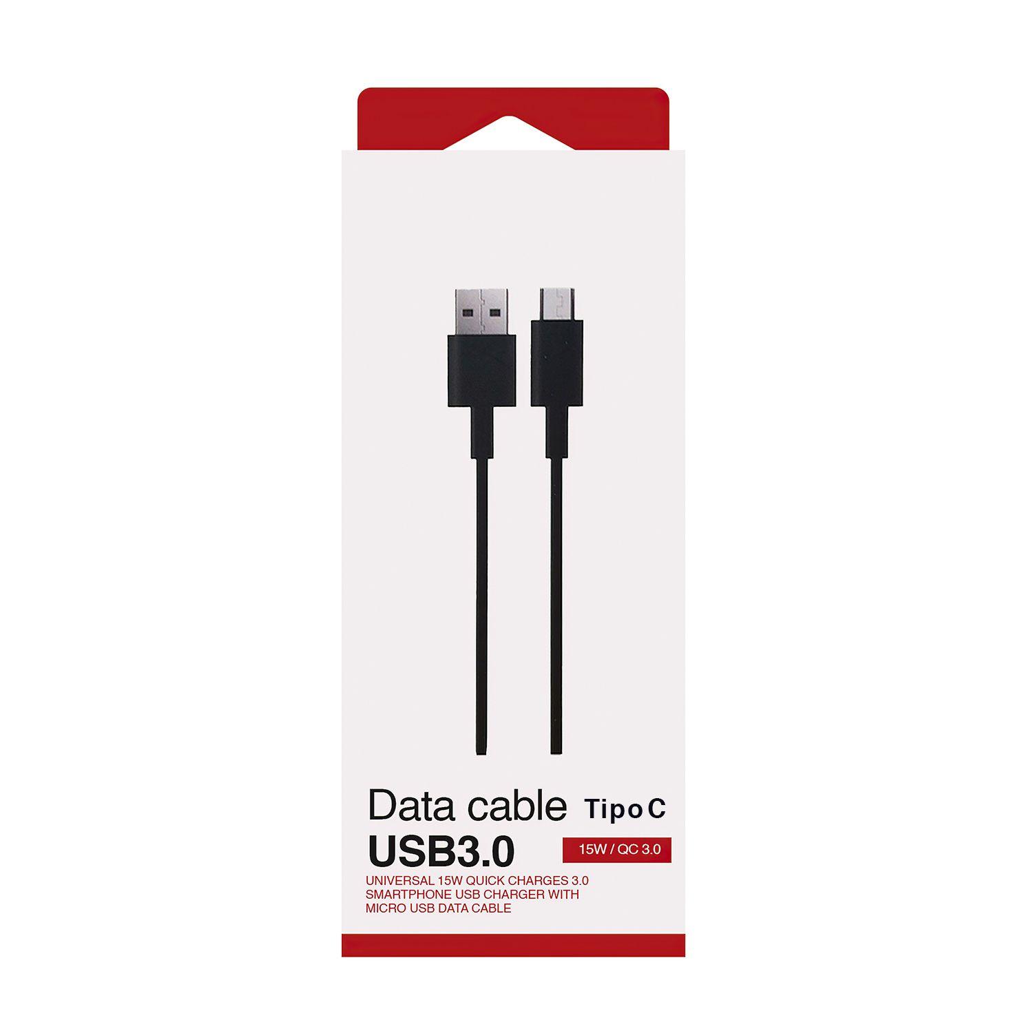 Cable USB-C a USB-A Compatible con Motorola 15W 1 Metro-6
