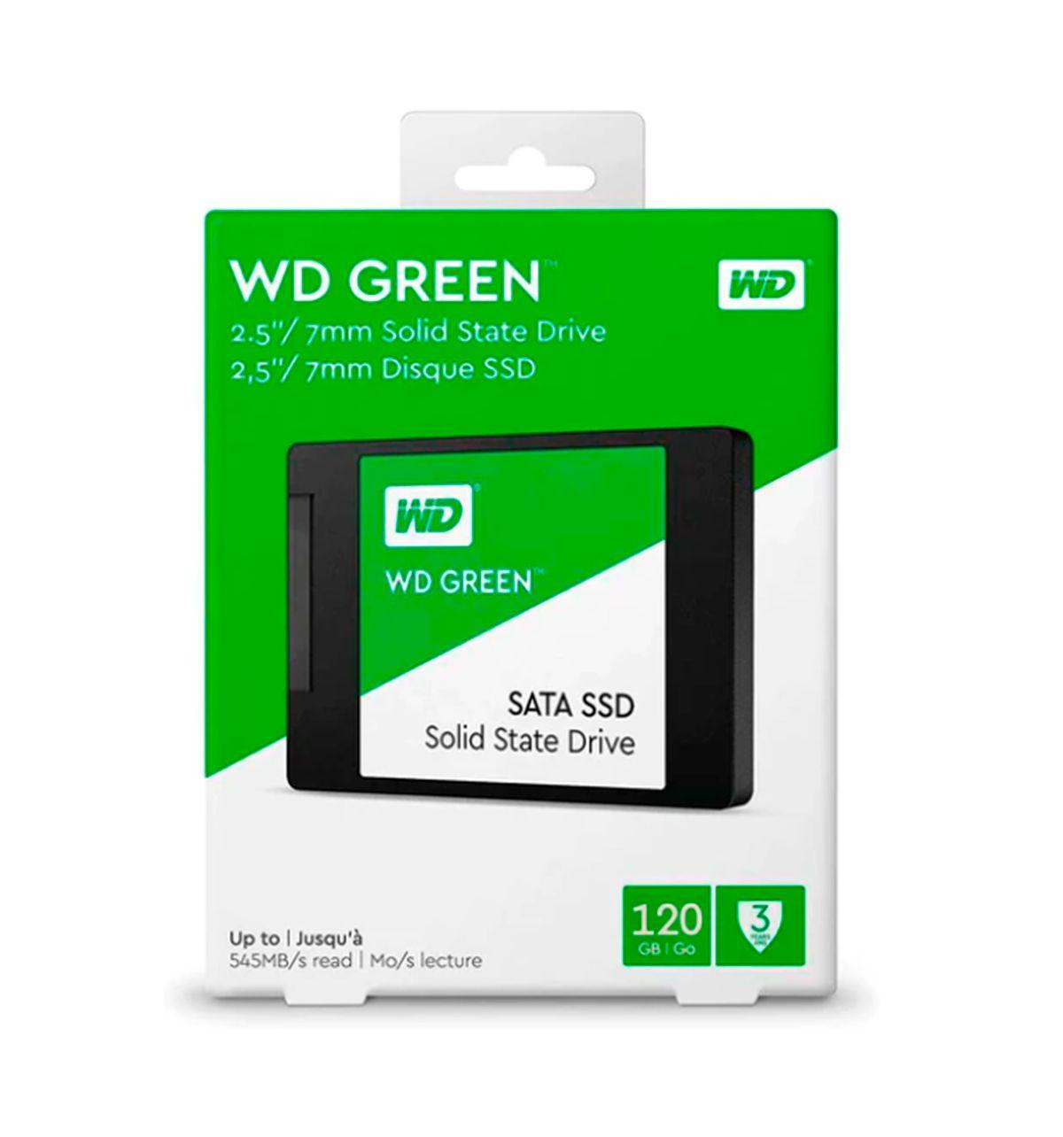 Disco Solido SSD Interno WD Green 120GB SATA 6Gb/s 545MB/s-2