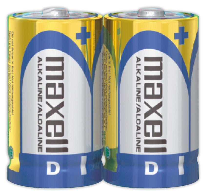 Pilas D LR20 x2 1.5V Alcalina Maxell Durabilidad y Potencia-1