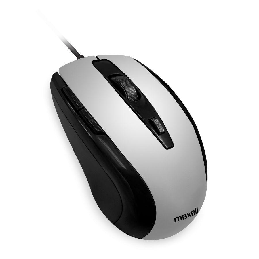 Mouse USB Optico MOWR-105 Maxell Ergonomico Sensor 1600dpi-2
