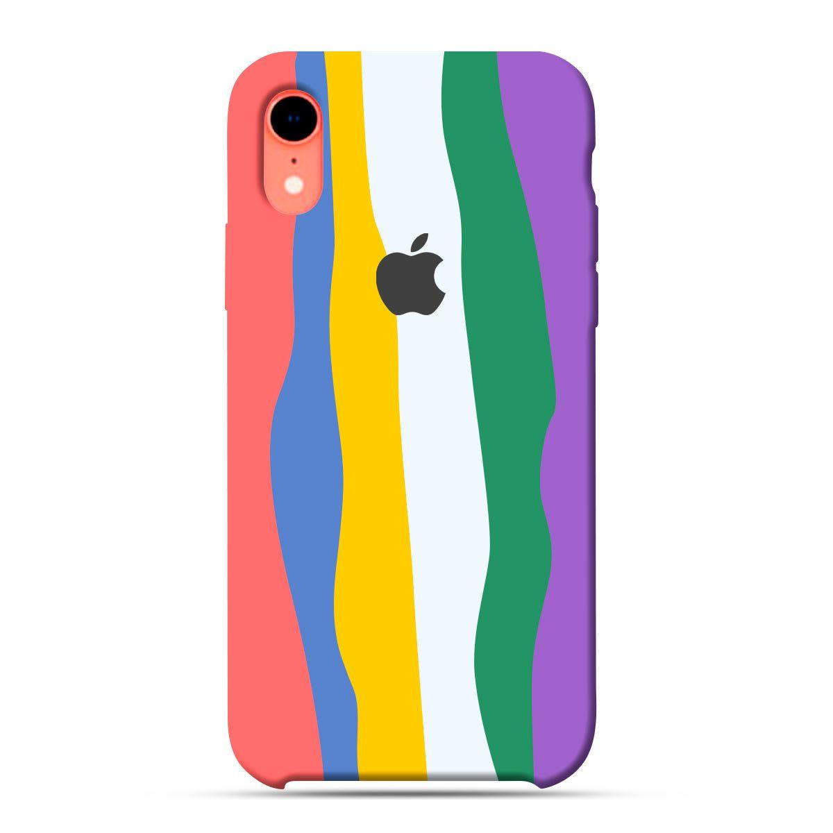 Pack x12 Carcasa Silicona Compatible con iPhone XR-4