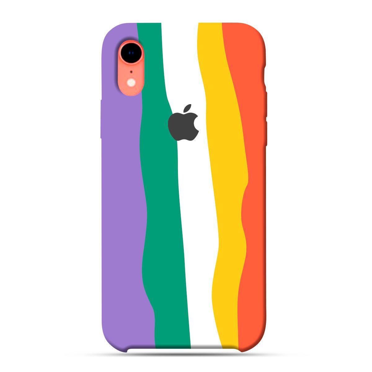 Pack x12 Carcasa Silicona Compatible con iPhone XR-6