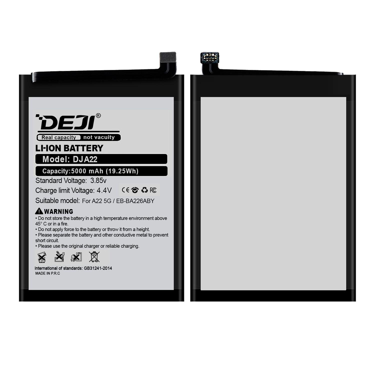 Bateria para Samsung A22 / 5G DEJI IC Original 5000mAh-3