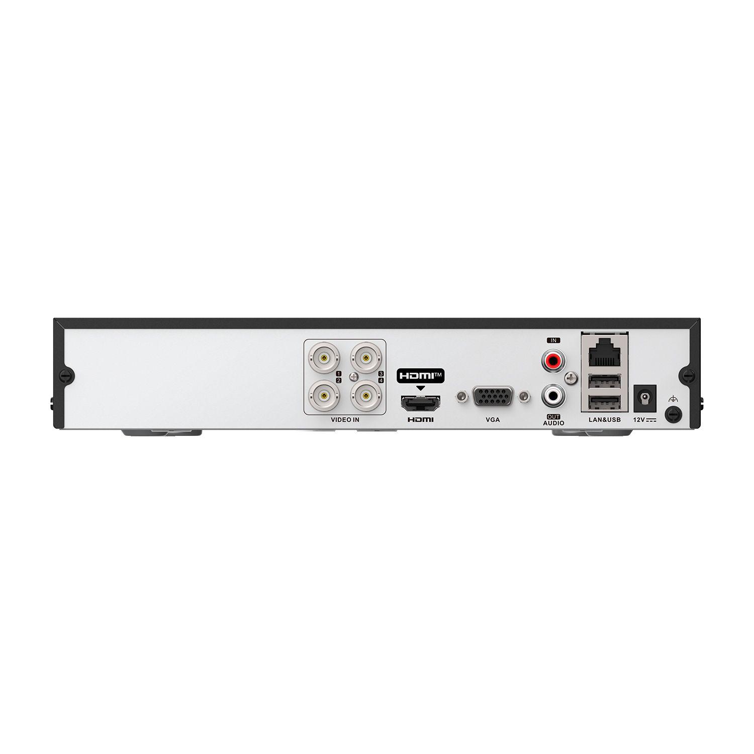 DVR 4 Canales Turbo HD Acusense Hikvision H.265 pro+-3