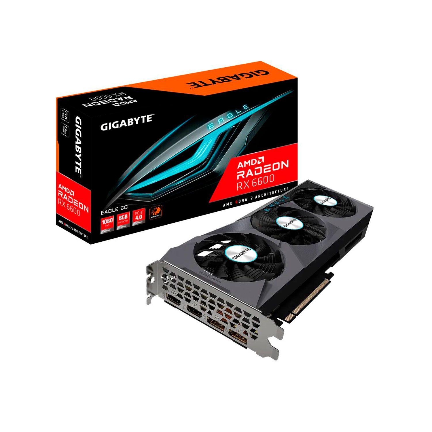 Tarjeta De Video Gigabyte Radeon RX6600 EAGLE 8GB 1080FHD-3