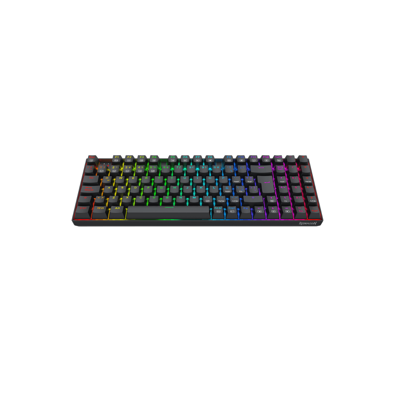 Teclado Gamer Mecanico Redragon Ziggs K669-rgb 94 Teclas-3