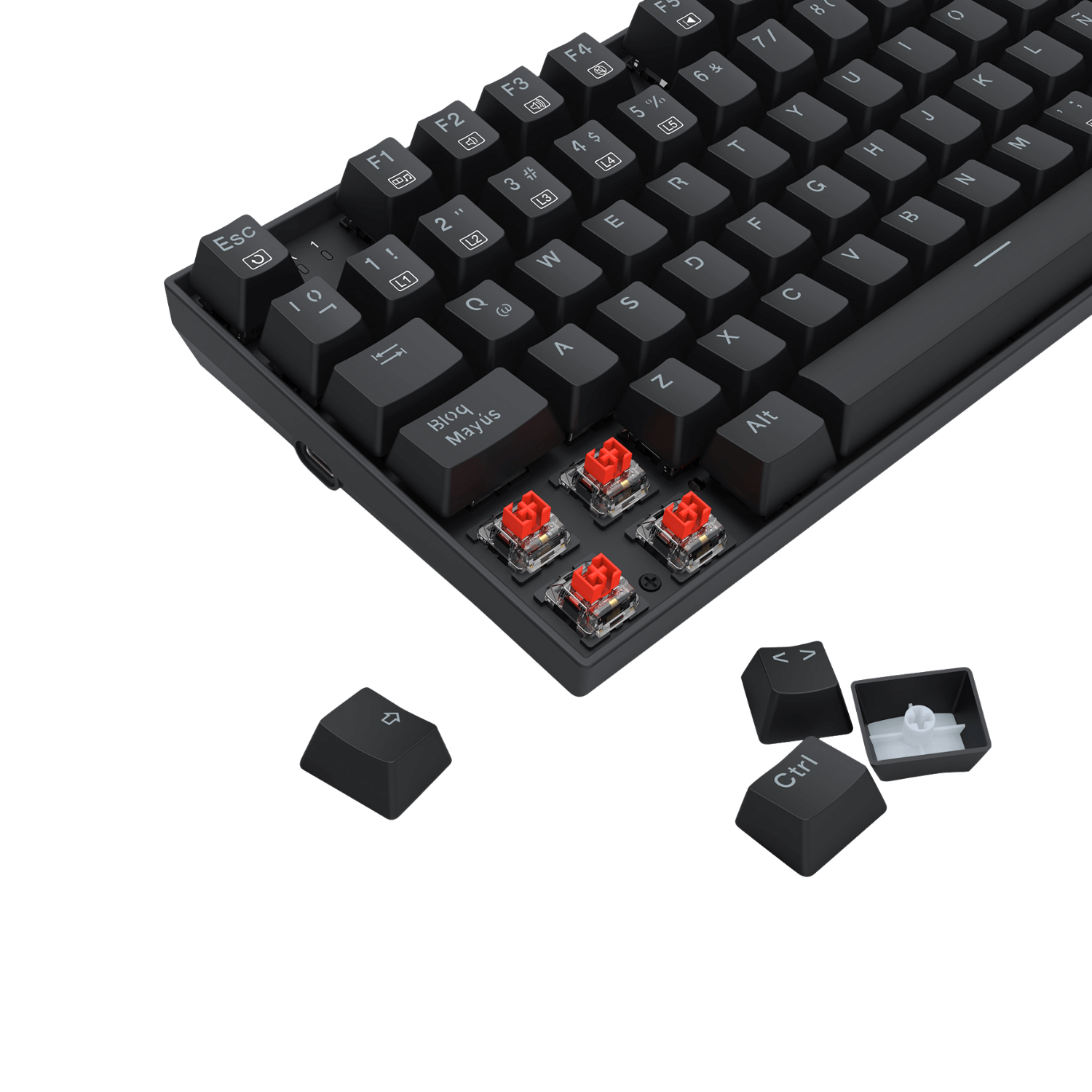 Teclado Gamer Mecanico Redragon Ziggs K669-rgb 94 Teclas-7
