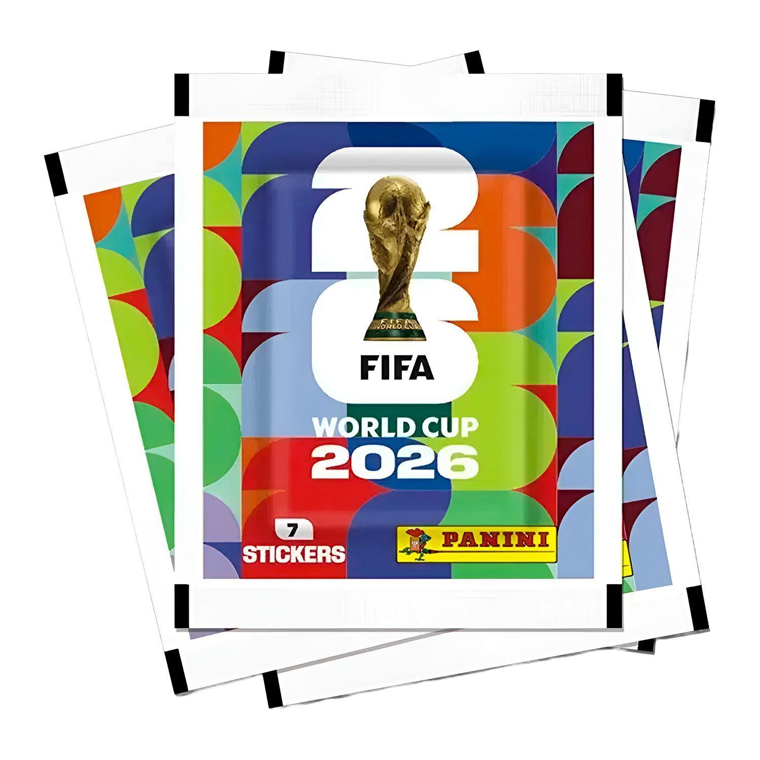 Pack de 70 sobres 490 Laminas Panini Fifa Copa Mundial 2026-2
