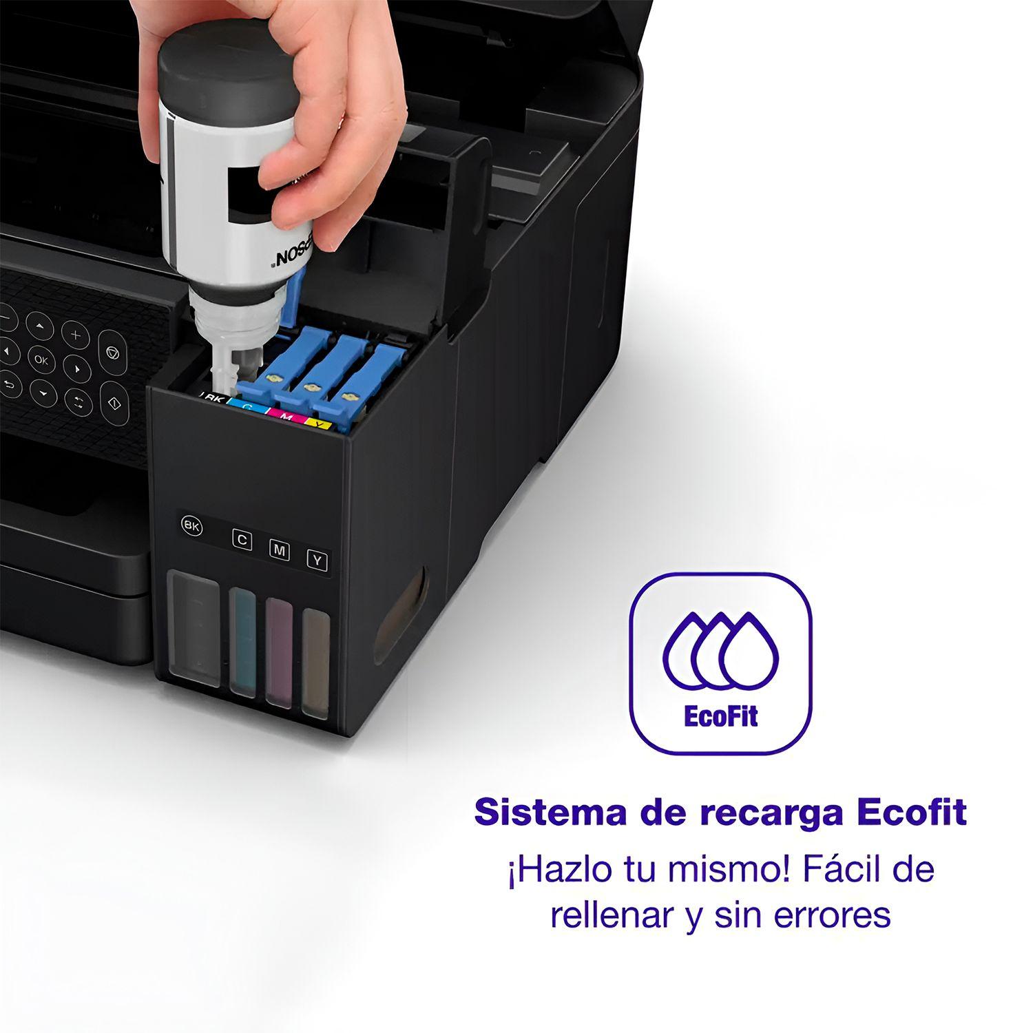 Pack 2 Botellas Tinta Epson T664 Color Negro 70ml 4000 pag-3