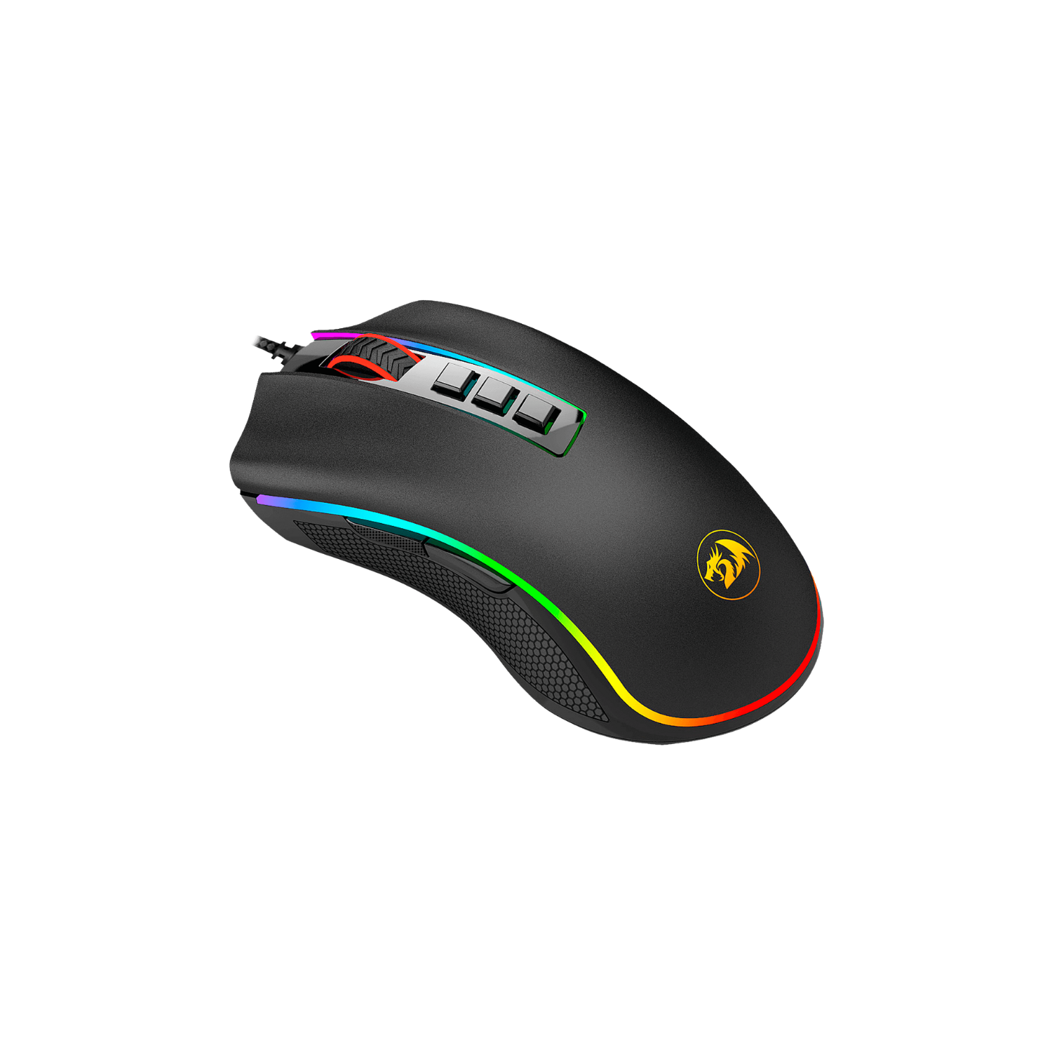 Mouse Gamer Redragon Cobra 8 Botones 10000DPI Negro RGB-3