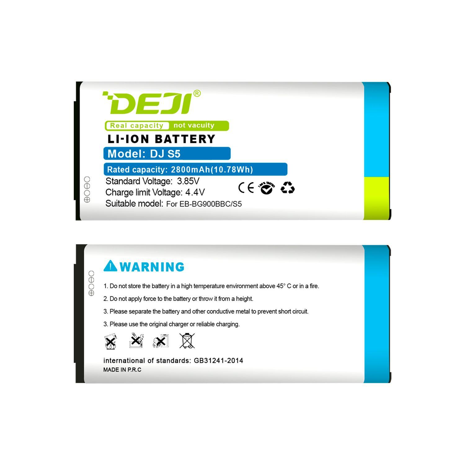 Bateria para Samsung S5 DEJI IC Original 2800mAh Incluye NFC-3