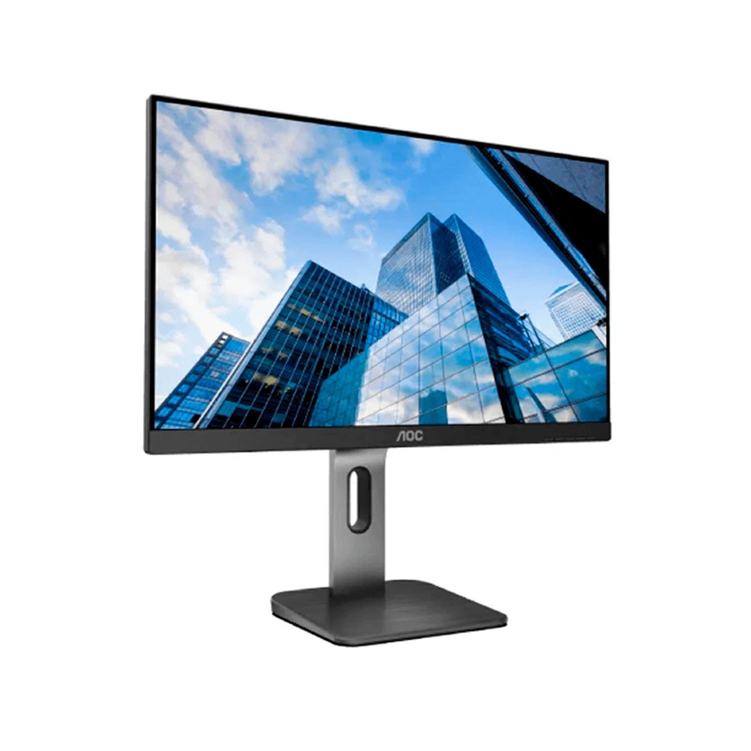 Monitor AOC 24P1U 23.8in FHD 60Hz 5ms Multipuerto Pivotable-1