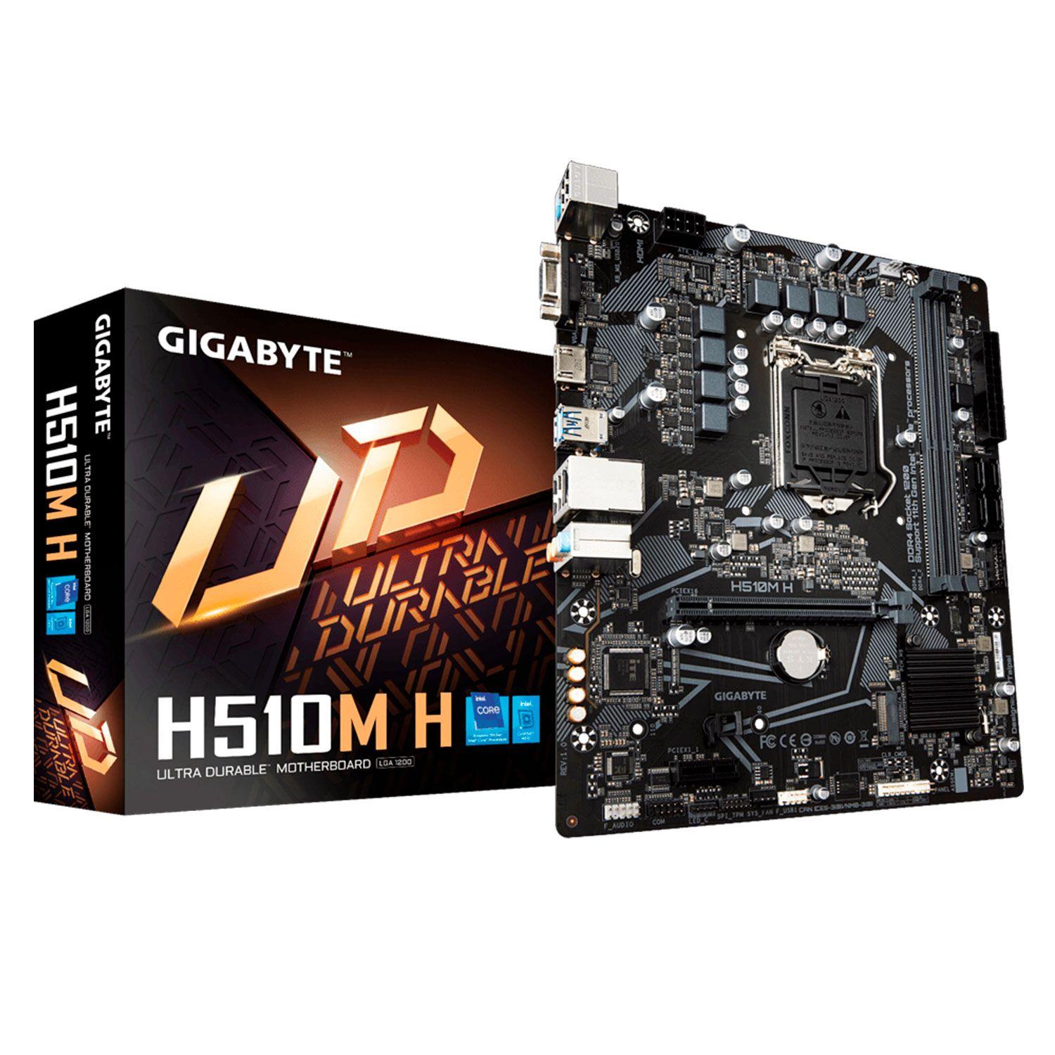 Placa Madre Gigabyte H510M H Rev.1.0 LGA1200 DDR4 H510MH-1