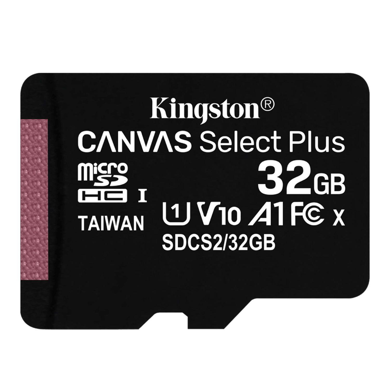Memoria Flash Kingston Canvas Select Plus 32GB+Adap MicroSD-0