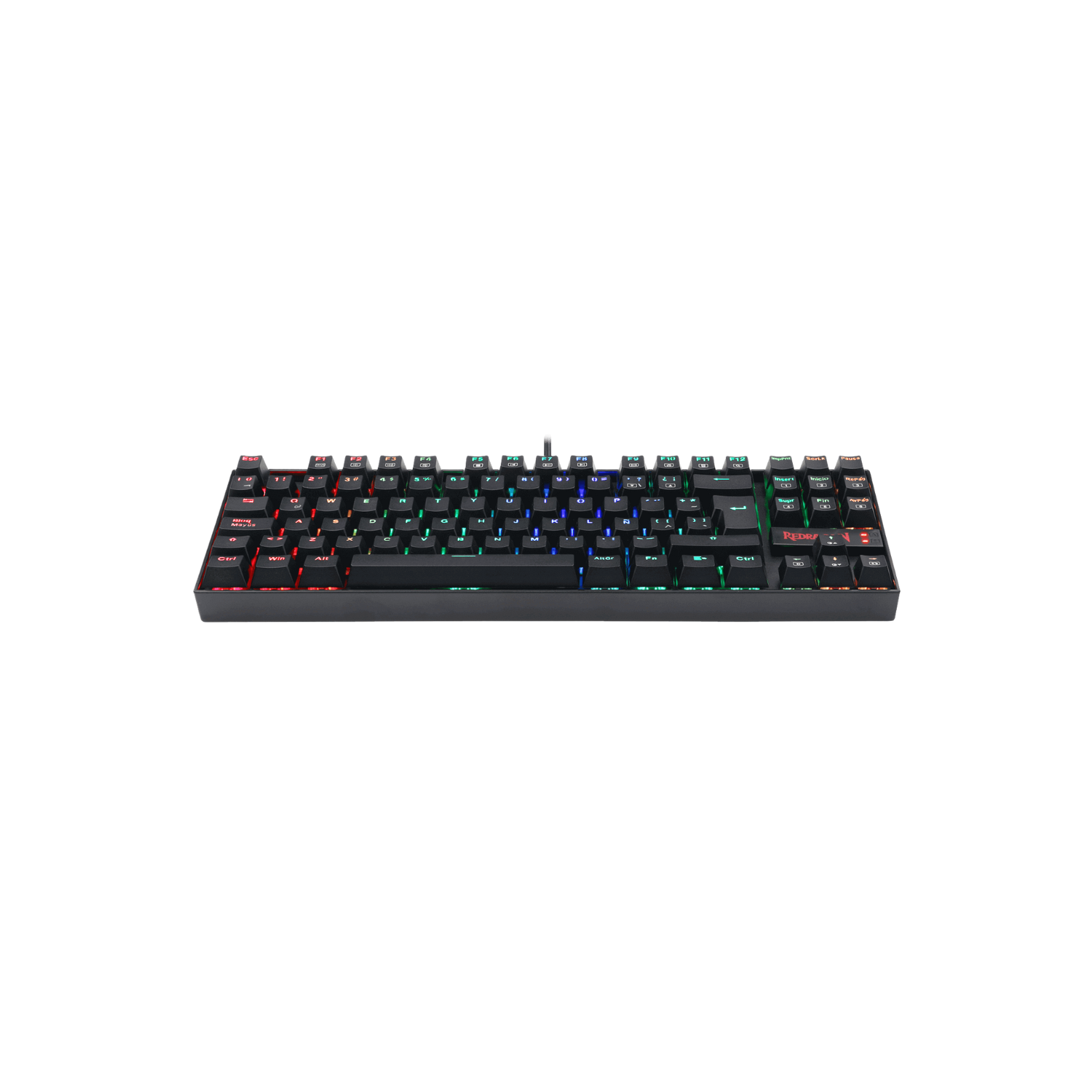 Teclado Mecanico Gamer Redragon Kumara RGB Switches Red-3