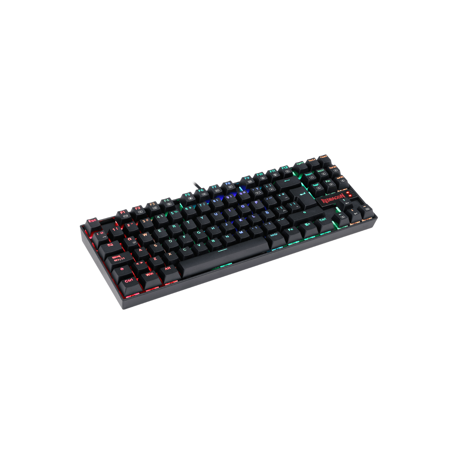 Teclado Mecanico Gamer Redragon Kumara RGB Switches Red-4