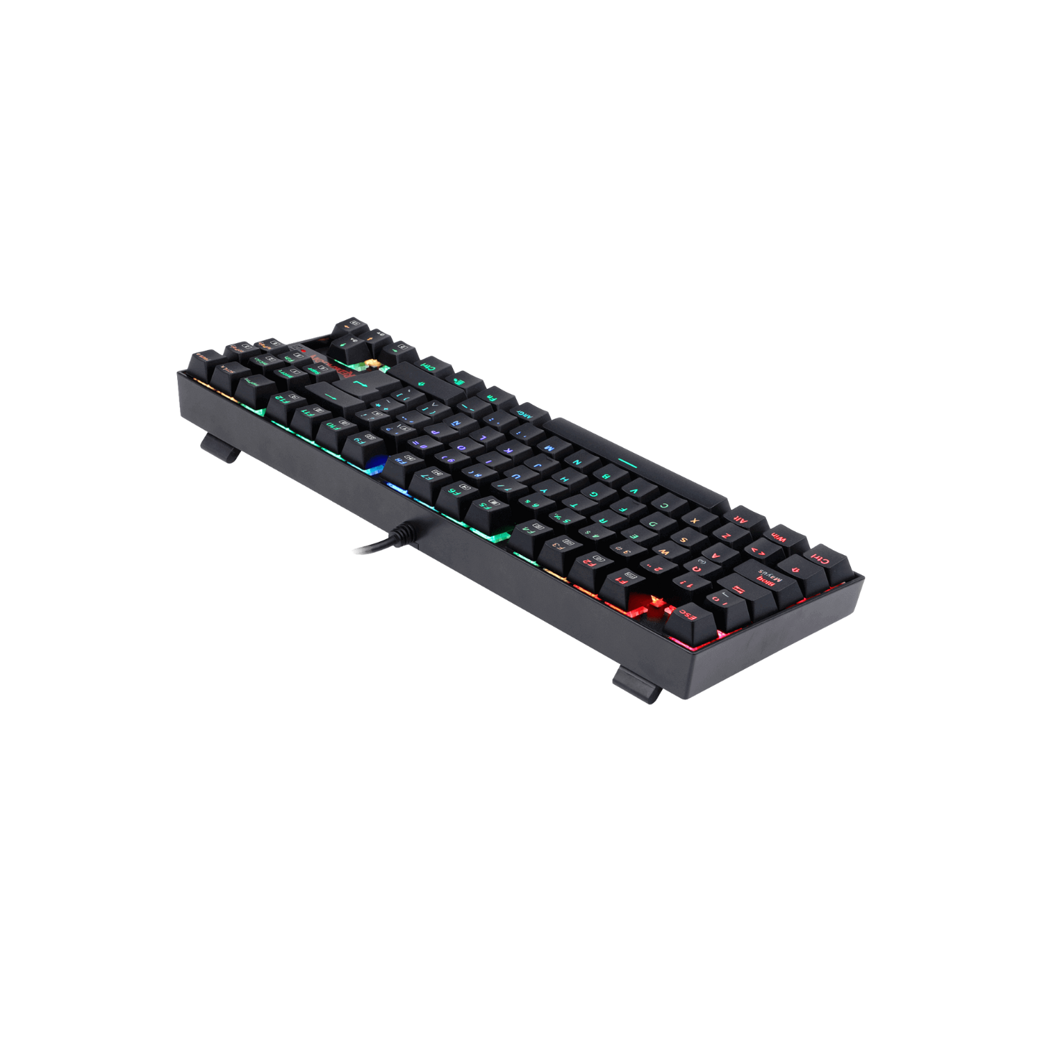 Teclado Mecanico Gamer Redragon Kumara RGB Switches Red-5