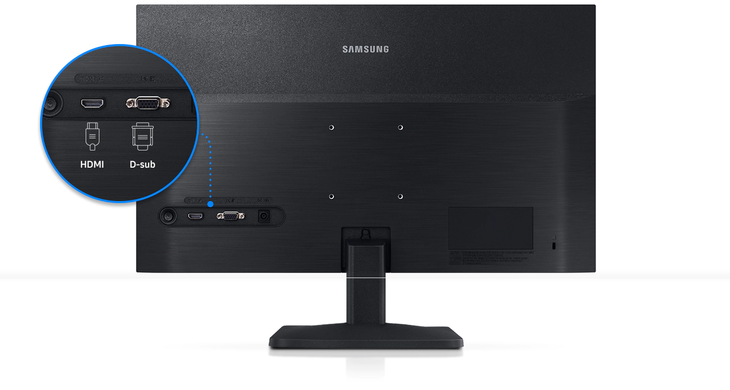 Monitor Samsung Essential S33A 22in FHD 60Hz LS22A336NHLXZS-5