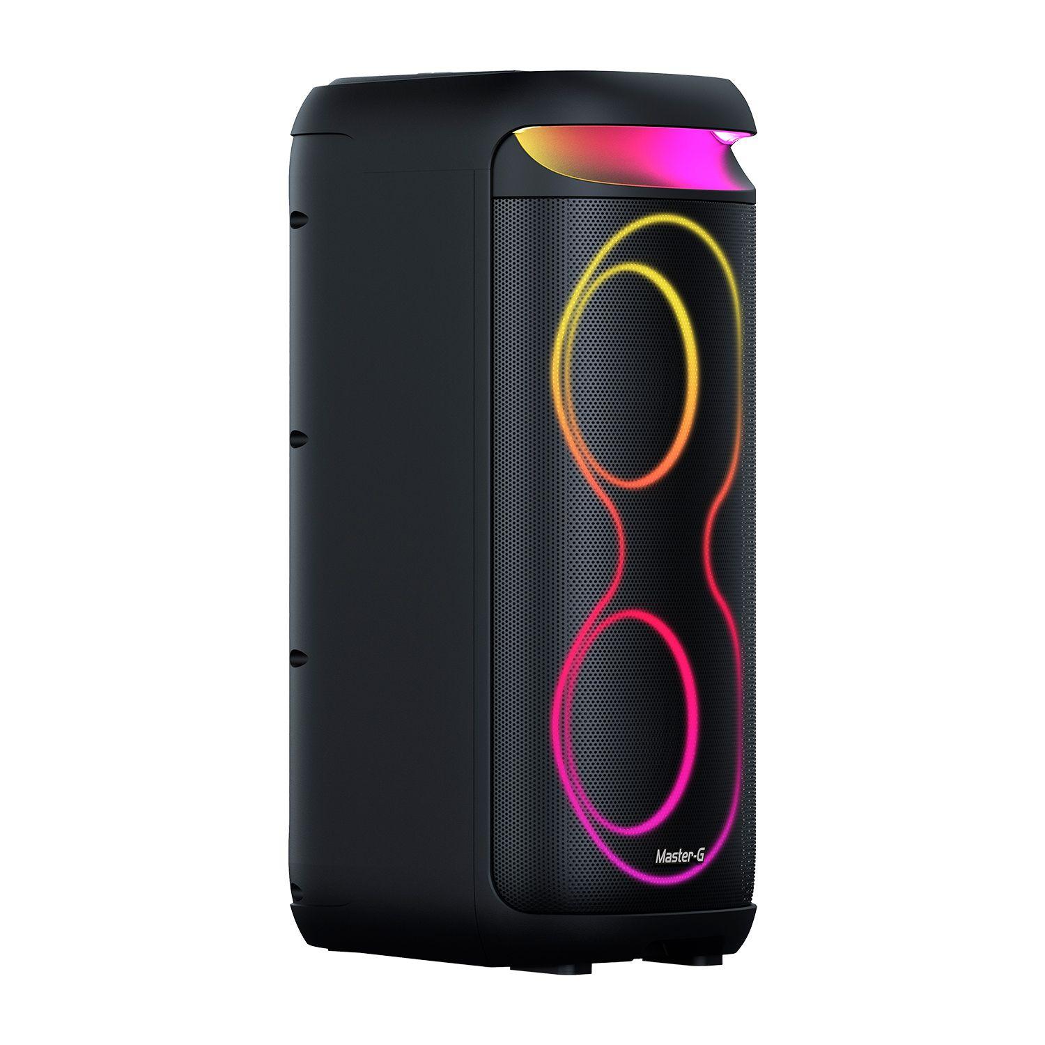 Parlante Karaoke Master-G Champion Bluetooth 6.5in x2 TWS-2