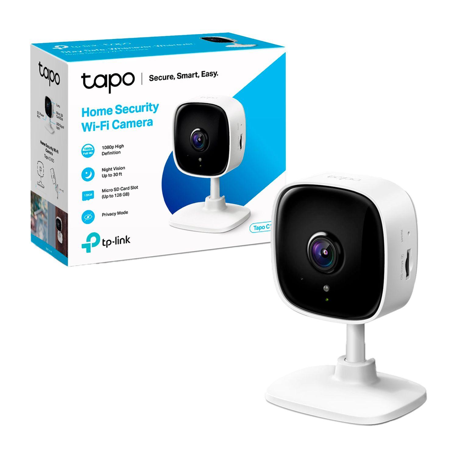 Camara de Seguridad TP-Link Tapo C100 Wifi 2MP MicroSD 128GB-0