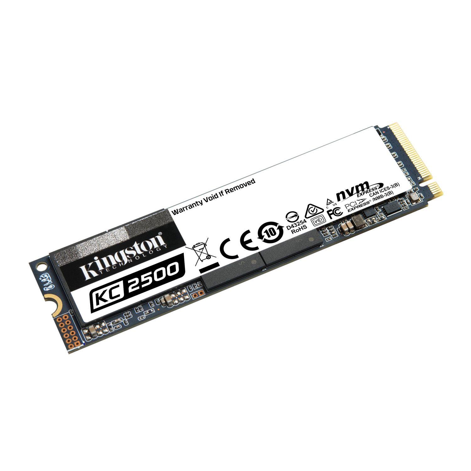 Disco SSD M.2 Kingston 250GB PCIe NVMe KC2500 SKC2500M8/250G-0