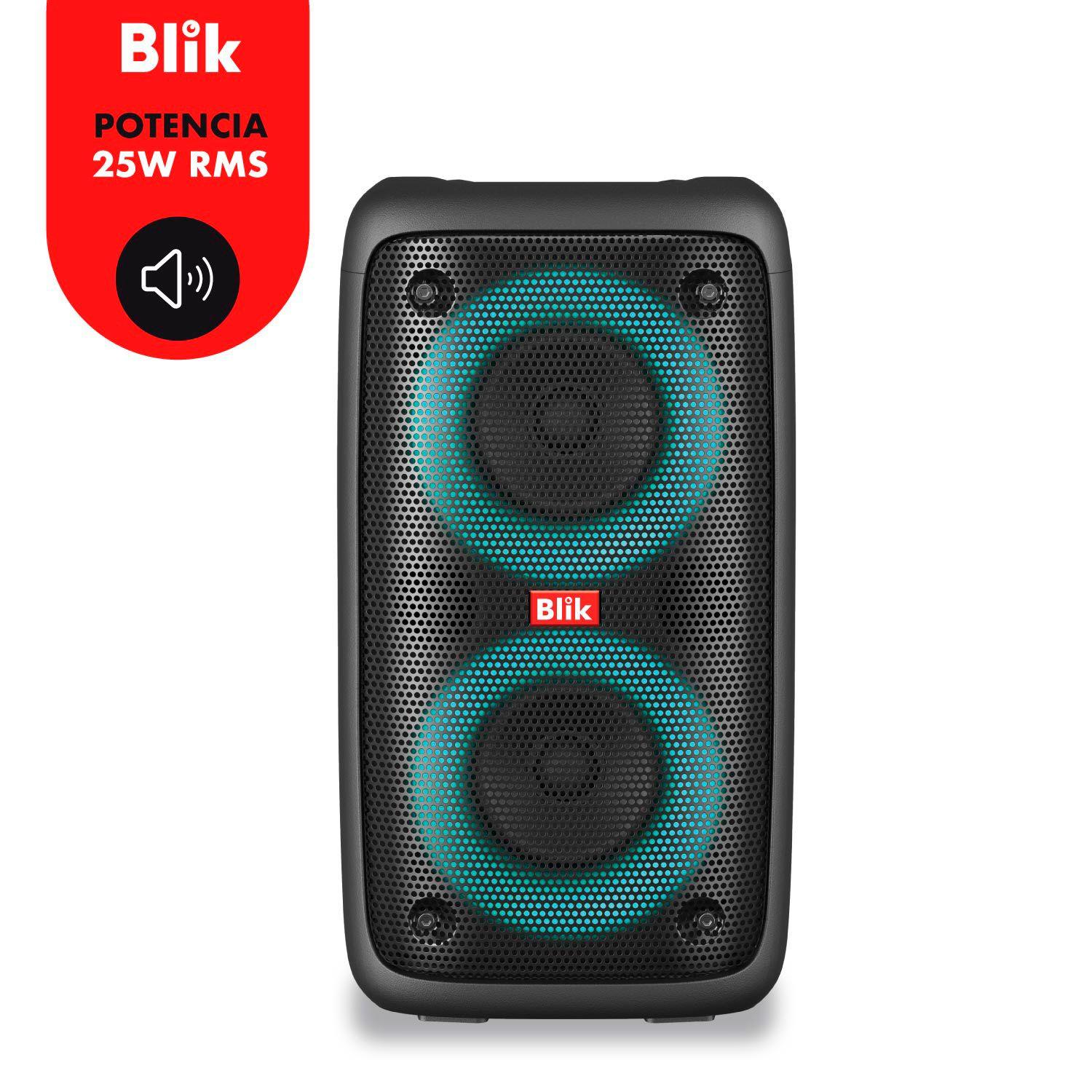 Parlante Karaoke Bluetooth 5.3 Blik Voice 3 Tws RGB 10W RMS-2