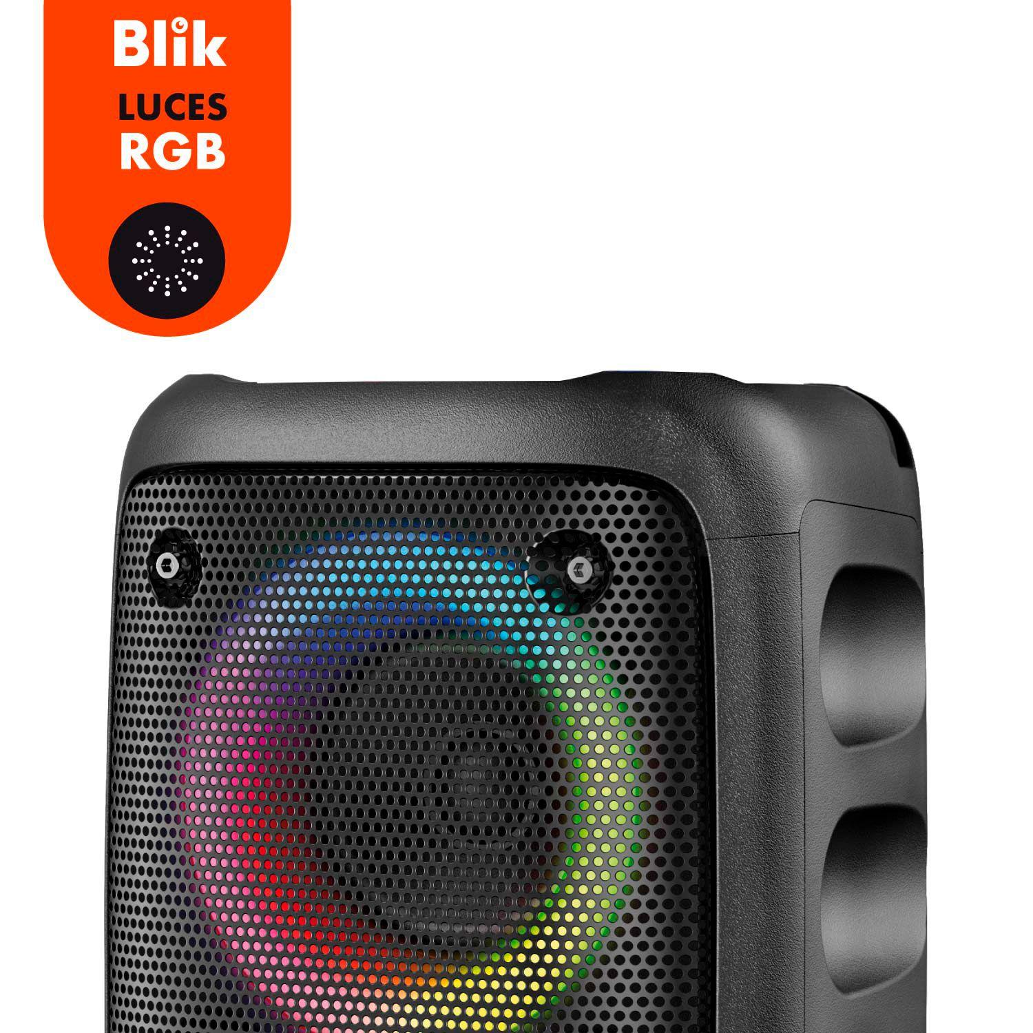 Parlante Karaoke Bluetooth 5.3 Blik Voice 3 Tws RGB 10W RMS-3
