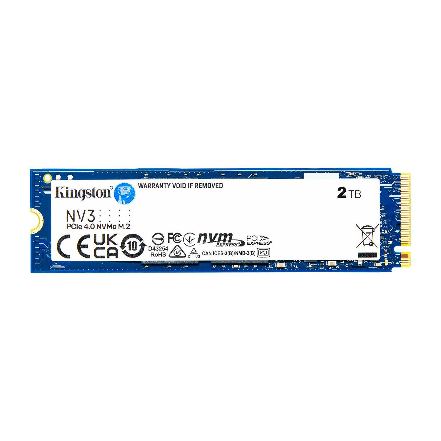 Disco Solido SSD Interno Kingston NV3 2TB M.2 PCIe 4.0 NVMe-1