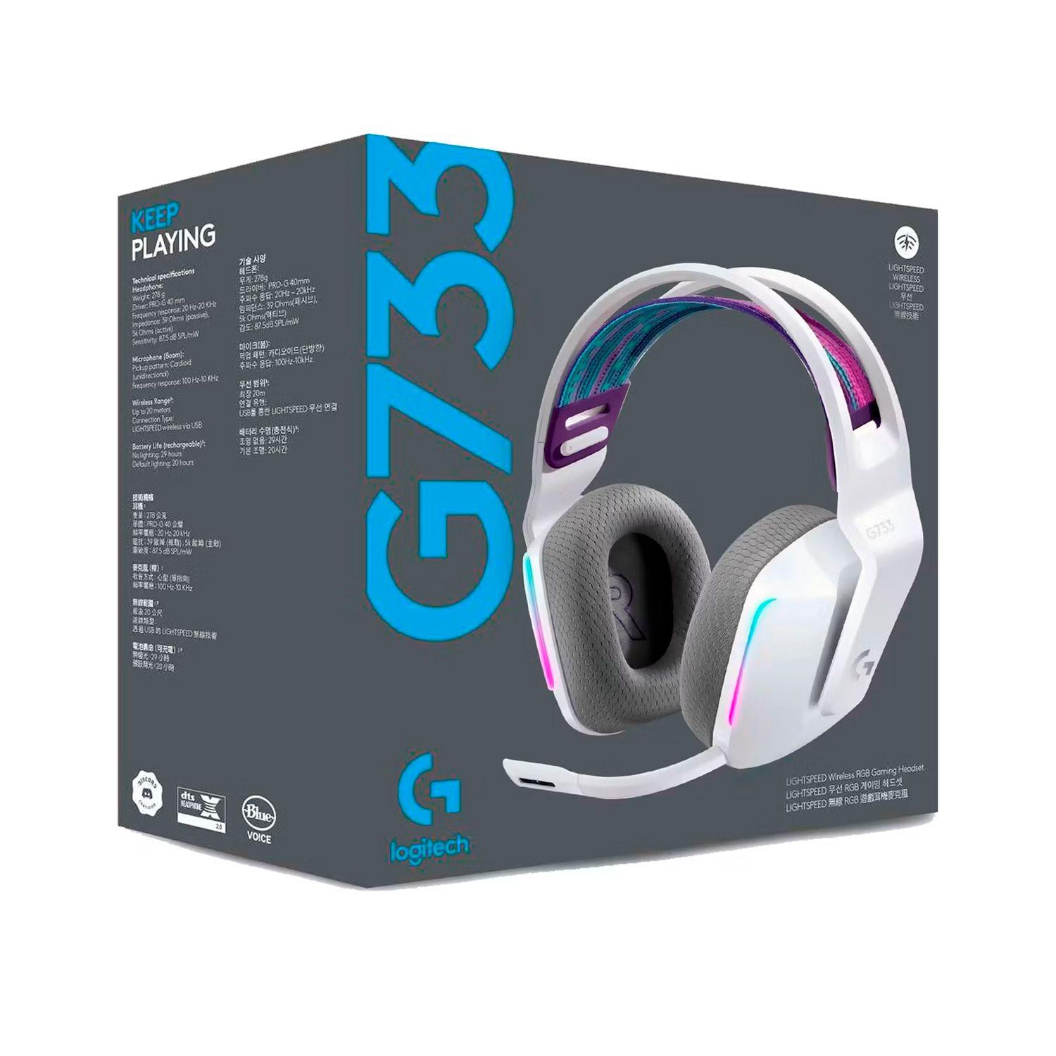Audifono Gamer Inalambrico Logitech G733 RGB Headphone:X 2.0-4