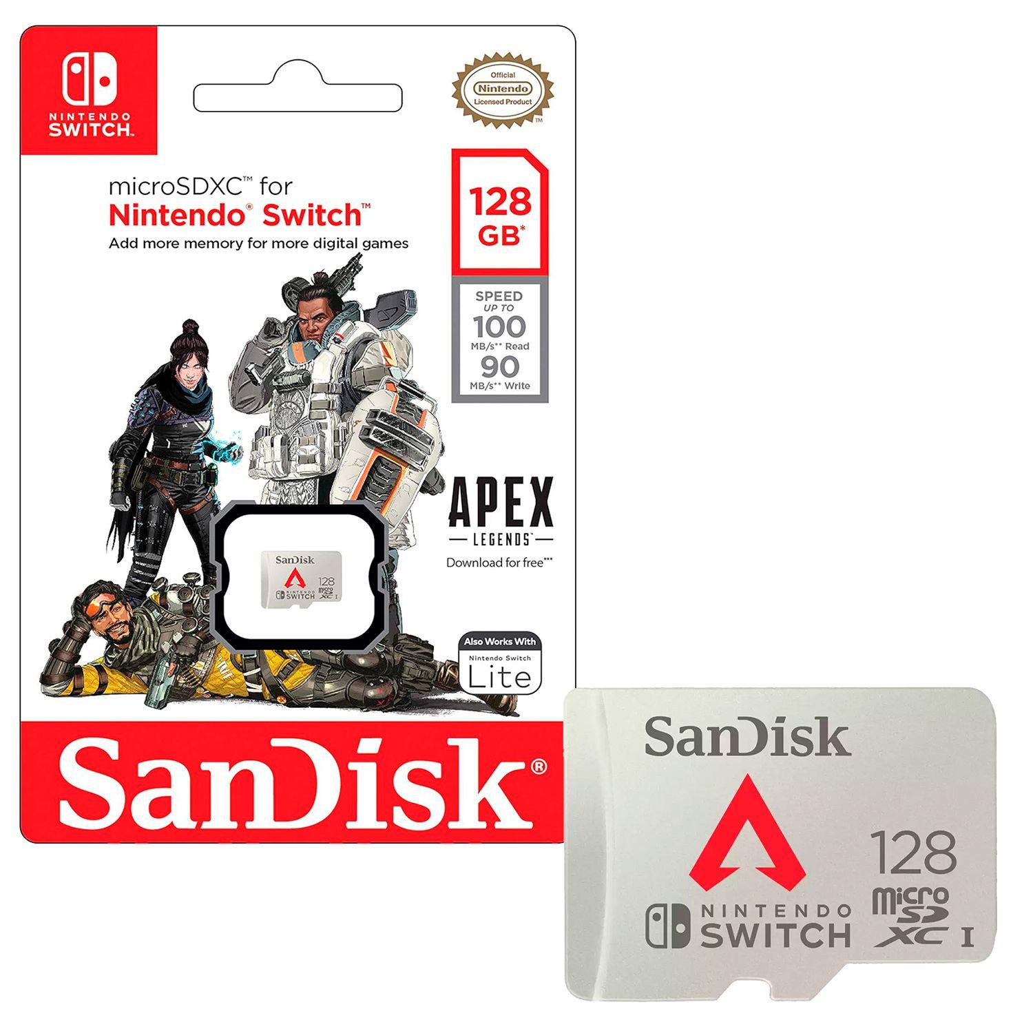 Tarjeta MicroSDXC SanDisk 128GB Nintendo Switch Apex Legends-0