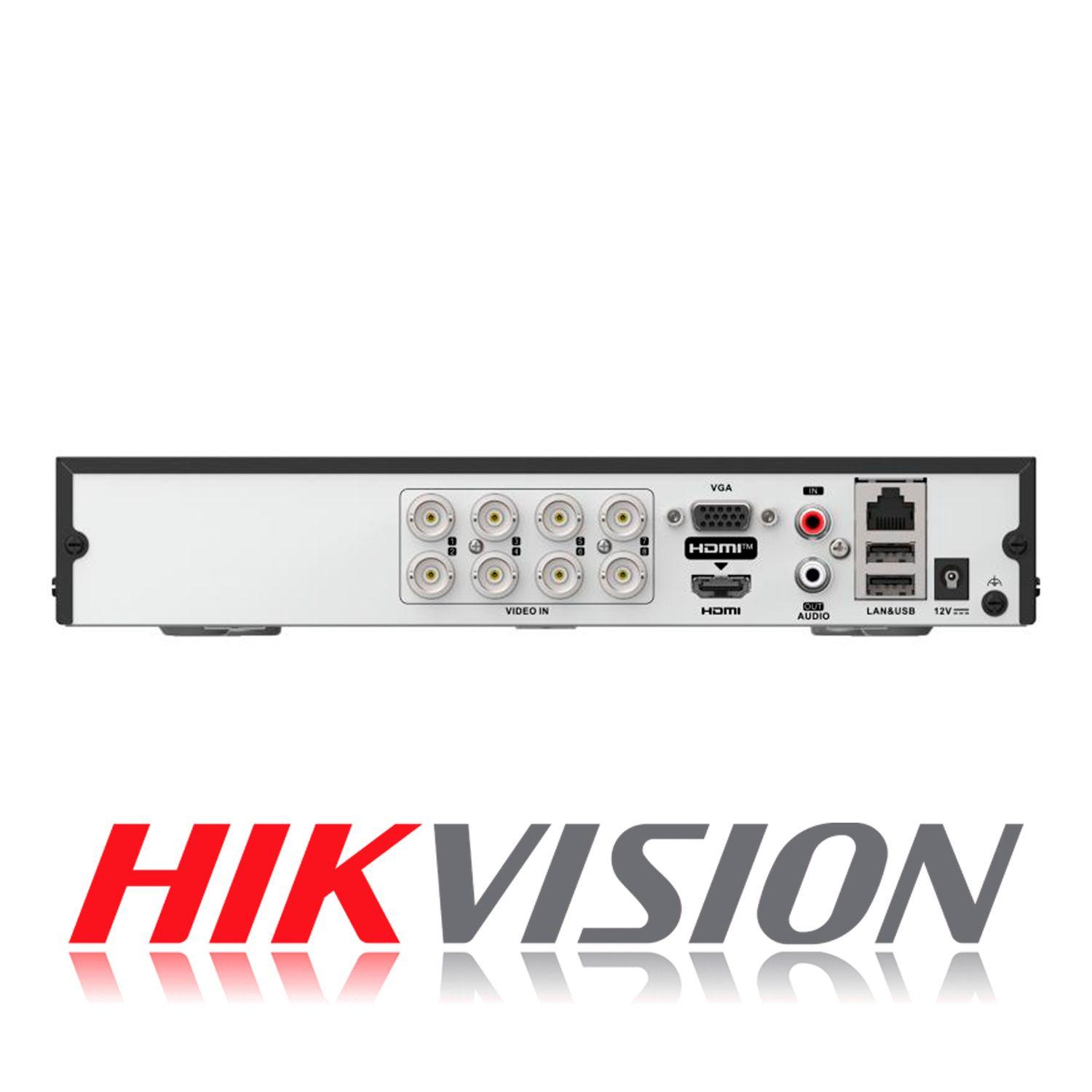 DVR 8 Canales Turbo HD Pentahibrido Hikvision H.265 pro+-3