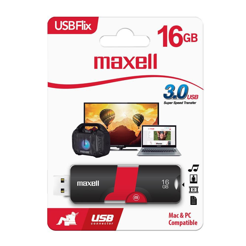 Pendrive USB 3.0 16GB Maxell Flix Compatible MAC y Windows-4