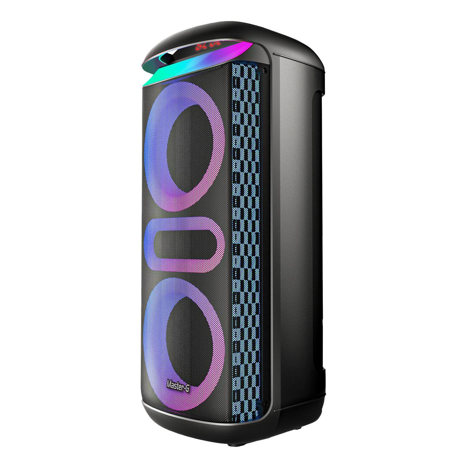 Parlante Karaoke Master-G MGZEUS Bluetooth 5.3 8inx2 TWS RGB-2