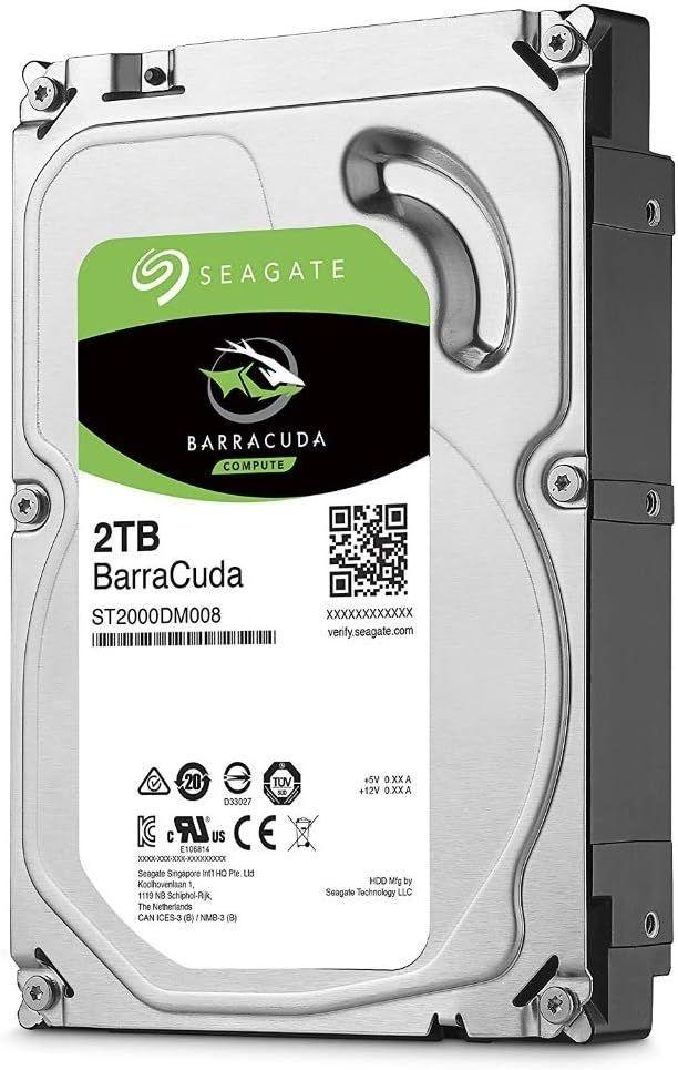 Disco Duro Seagate Barracuda 2TB 3.5in PC/DVR/NVR Vigilancia [ ST2000DM008 ]-0